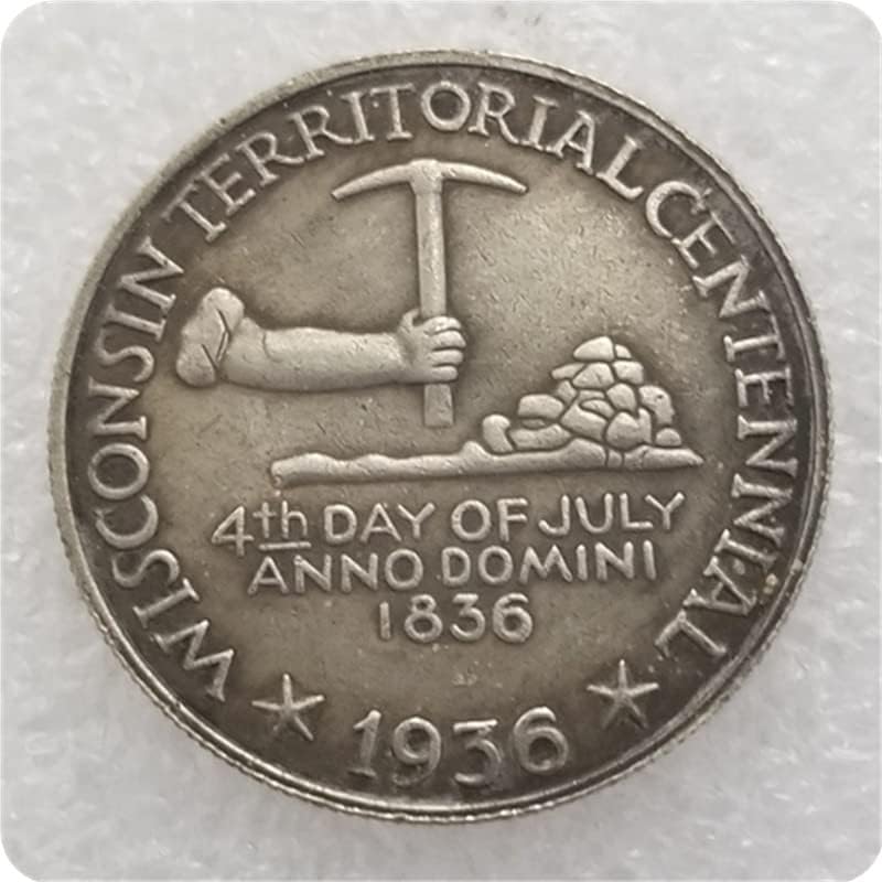 מלאכות עתיקות אמריקאיות 1936 אוסף מטבעות זיכרון זרות