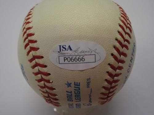 אדי מוריי קליבלנד אינדיאנים חתמו על בייסבול רשמי של הליגה האמריקאית JSA - כדורי חתימה