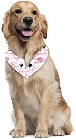 כלב בנדנה - 2 חבילות חיית מחמד אידיאלית, צעיף צוואר יומי של צוואר לחתולי כלבים קטנים עד גדולים, חתול