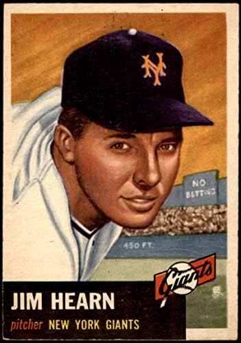 1953 Topps 38 ג'ים הרן ניו יורק ענקים VG Giants