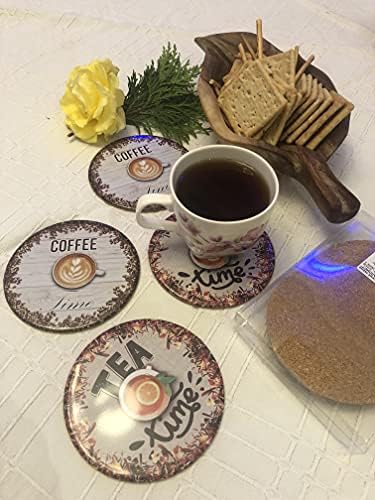 עיצוב ביתי של גאלה 4 PCS סיר טריבטים - קפה תה קפה טריבט פקק רכבת - שותים חופי שתייה להגנה על שולחן השולחן
