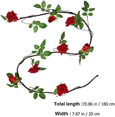 קסאו 1 PC זרי פרחים עם תפאורת חתונה ורד קיר קיר קיר קיר זר חתונה