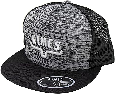 כובעי יוניסקס של Kimes Ranch Caps Huxton Trucker Mesh Back Snapback מתכוונן
