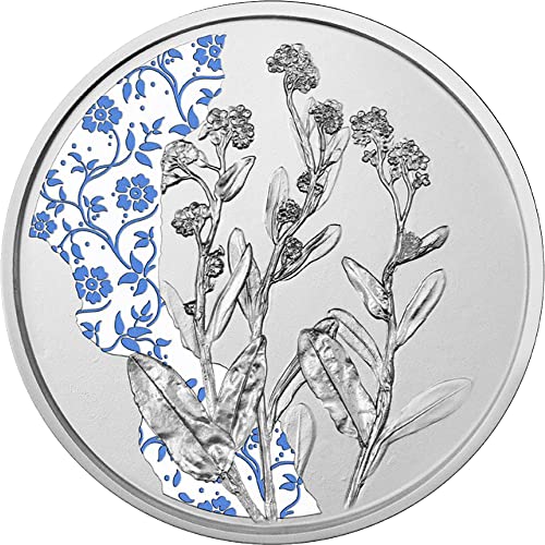2023 דה שפה של פרחים אוסטריה PowerCoin תשכח אותי לא מיוזוטיס שפת פרחים מטבע כסף 10 € יורו אוסטריה 2023