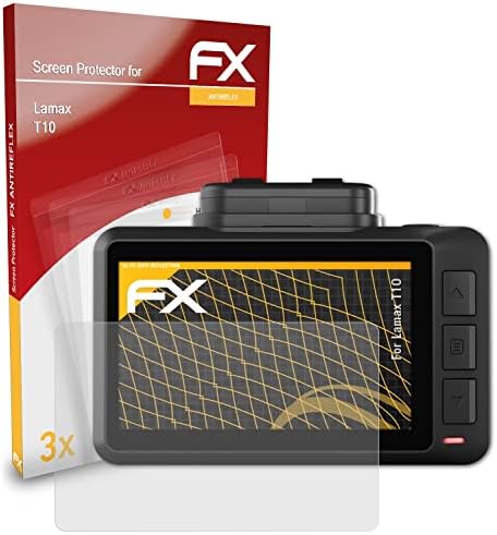 מגן מסך Atfolix התואם לסרט הגנת המסך של Lamax T10, סרט מגן FX אנטי-רפלקטיבי וסופג הלם