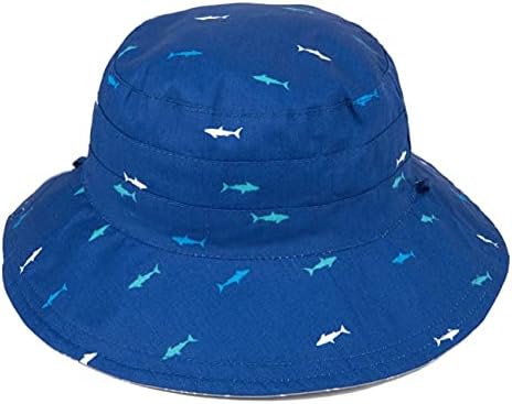 תינוק כובע שמש תינוק הפיך - פעוט חוף הגנה מפני הגנה על כובע דלי נושם משחק קיץ