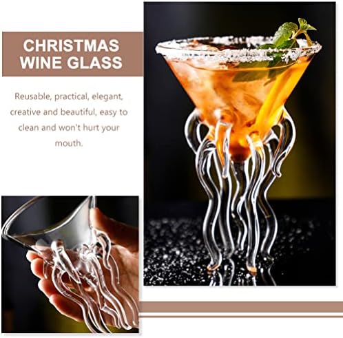 כוסות שמפניה של קאבילוק תמנון קוקטייל קוקטייל זכוכית קוקטייל כוס גביע כוסת תמנון מעודן כוסות יין מזכוכית