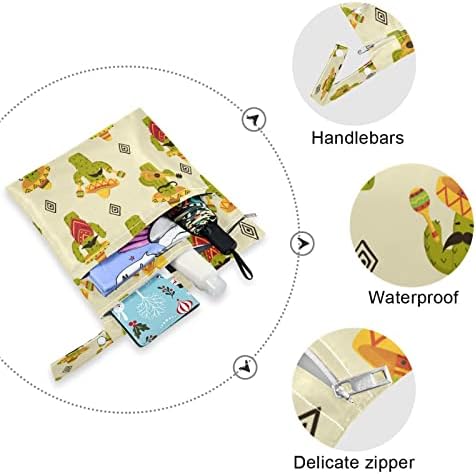 קיגאי 2 יחידים שקיות רטובות אטומות למים קקטוס מקסיקני לטיולים רטובים לשימוש חוזר לטיולים יבש רטוב עם