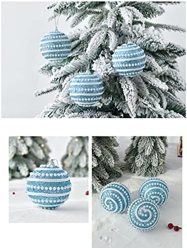 עץ חג המולד קישוט תליון צבעוני כדור חג המולד כדור חג המולד קישוט כדורי מסיבת קישוטים