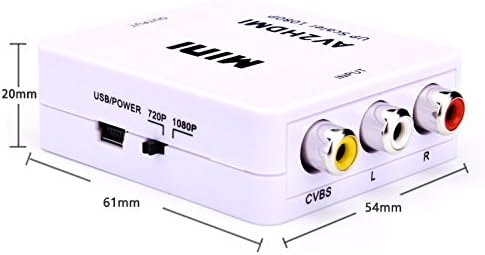AV ל- HDMI Converter Mini HD מתאם וידאו