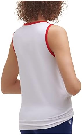 טומי הילפיגר ספורט נשים נוצצות לוגו לוגו קשר קדמי