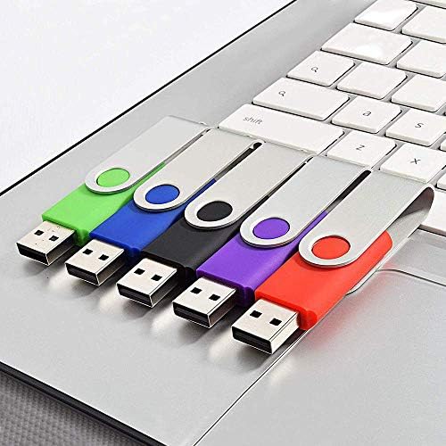 10 חבילות צבעוניות 64 ג'יגה -בייט USB 2.0 כונני פלאש ו -10 חבילות שחורות 16 ג'יגה -בייט USB 2.0 פלאש