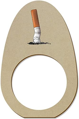 Azeeda 5 x 'סיגריה' טבילה 'טבעות מפיות/מחזיקים מעץ