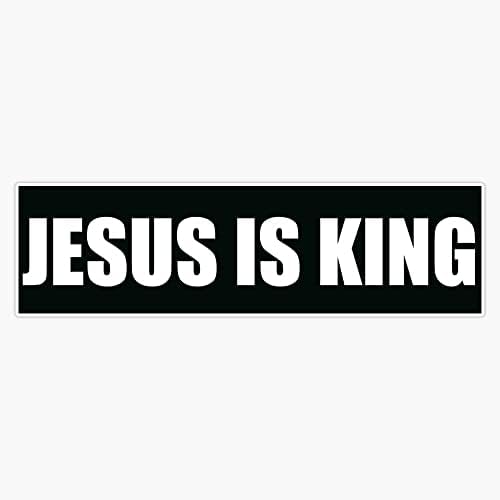 ישוע הוא מדבקת פגוש מדבקה של המלך מדבקות ויניל 5