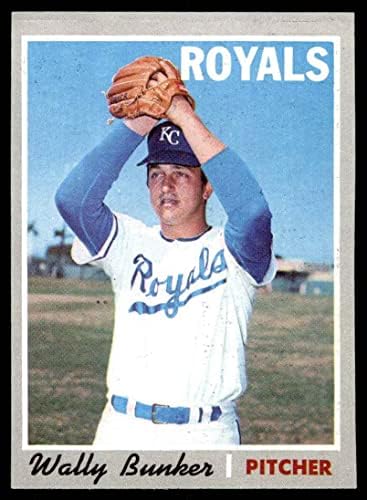 1970 Topps 266 Wally Bunker Kansas City Royals NM/MT Royals