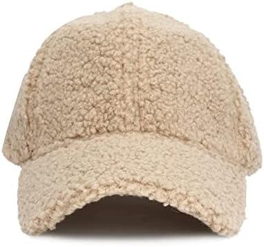 בייסבול כובע לגברים נשים חורף פו צמר בייסבול כובע היפ הופ מזדמן שמש כובע רגיל רך חם ספורט נהג משאית
