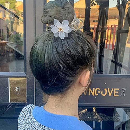 פרח שיער פרח שיער טופר מתוק מחזיק שיער אלגנטי שיער לנשים תופס אביזרי שיער קיץ בנות מתנה מתנה סגנון קוריאני