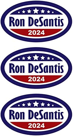 3 חבילה של רון Desantis לנשיא 2024 מדבקות מדבקות
