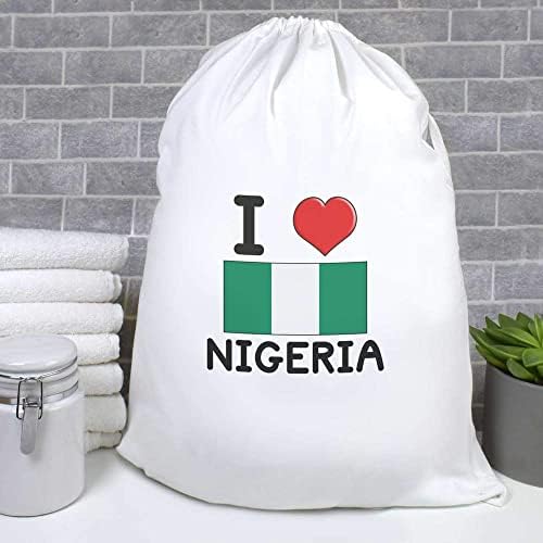אזידה' אני אוהב ניגריה ' כביסה/כביסה / אחסון תיק