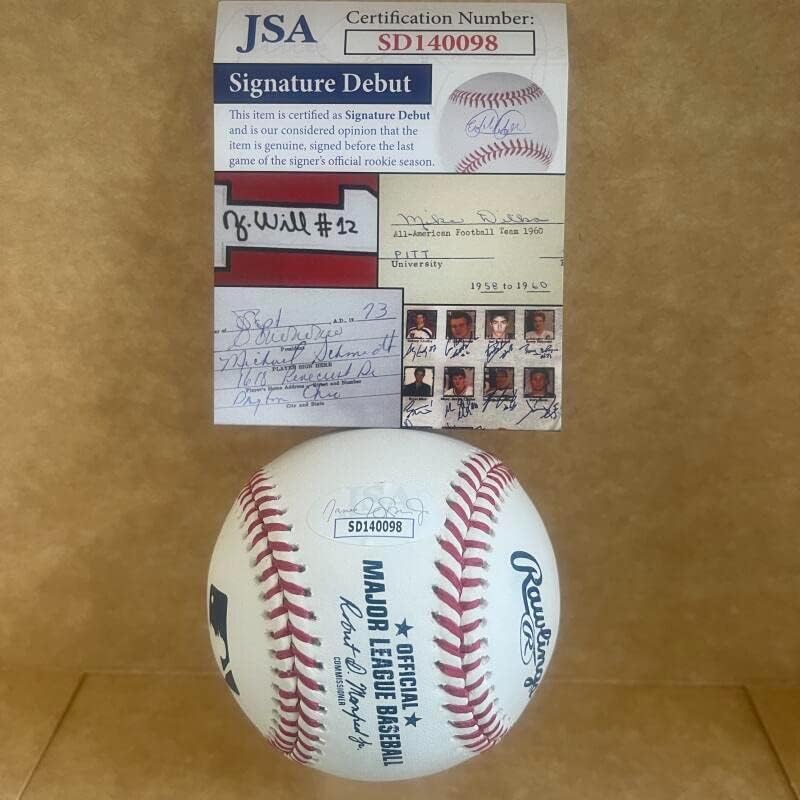 דומיניק האמל מטס חתימה בחתימה חתמה על חתימה חתימה M.L. בייסבול JSA SD140098