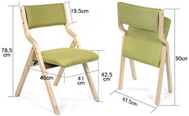 פשטות יצירתית אווירה פשוטה כיסא משרדי מתקפל, עץ נייד קמפינג חיצוני כיסאות קיפול בית כסאות אוכל כסאות