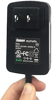 Myvolts 12V מתאם אספקת חשמל תואם/החלפה ל- Cambridge Audio Dacmagic בתוספת דגימה Upsating DAC - התקע