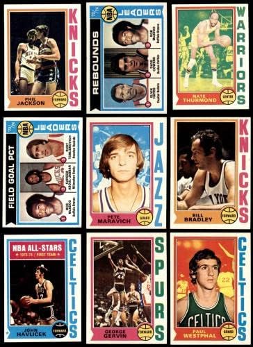 1974-75 TOPPS כדורסל סט שלם
