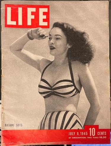 מגזין לייף 9 ביולי 1945 בגדי ים מלחמת העולם השנייה / איוו ג 'ימה / קווין מרי / פייל-גי ג' ו - מגזיני