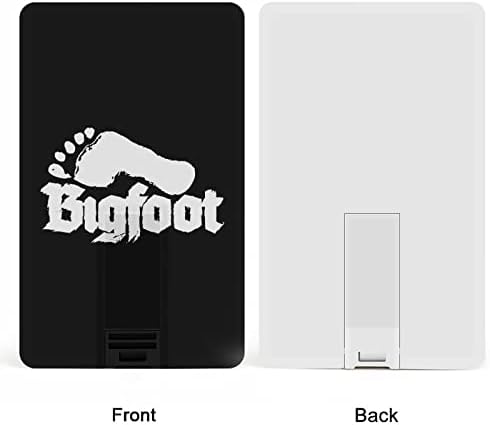 טביעת רגל של Bigfoot USB כונן פלאש כונן אשראי עיצוב כונן הבזק כונן פלאש מפתח מקל זיכרון מותאם אישית