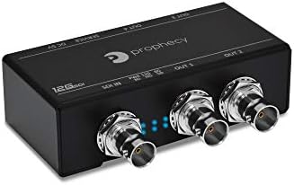 Gofanco Bronecy 12G-SDI 1x4 SDI Splitter / מגבר הפצה 4K 60Hz-12G / 6G / 3G / HD / SD נתמך פורמטים של