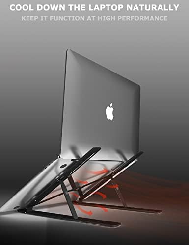 עמדת מחשב נייד ניידת של Phocar, מחברת טאבלט מתכווננת דוכן לאייפד, MacBook Pro, מחשב נייד שולחן נייד
