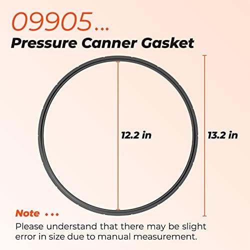 2 חבילה 09905 טבעת איטום של Canner Canner עם אוורור אוויר אוטומטי ולחץ יתר אטם החלפת תקע יתר לחיבור