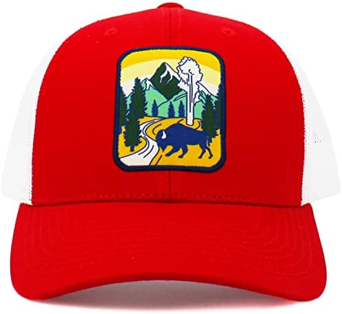 קבטוס גברים של נשים של לחקור את בחוץ הרים נוף יוניסקס נהג משאית בייסבול כובע