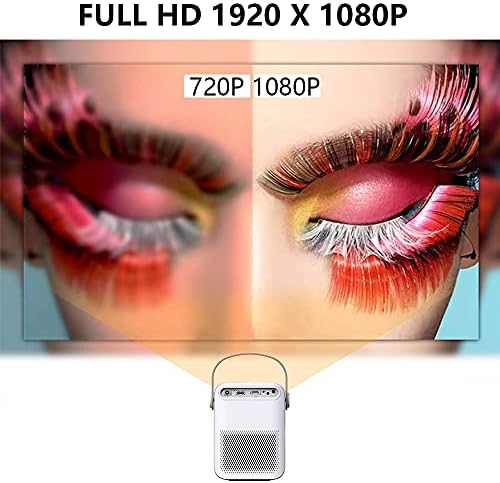 מקרן ZLXDP 1080p מקרן מיני מלא לתיאטרון בית ET30 4K Viedo Beamer LED נייד לסמארטפון
