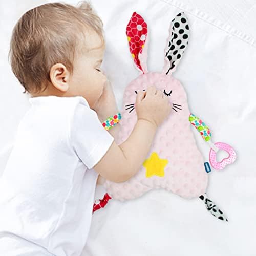 Zerodeko Baby Essentialsice Rabbit Rabbit, Baby Baby מגבת מרגיע צעצוע, צעצוע של פעוטות כותנה רכה כותנה