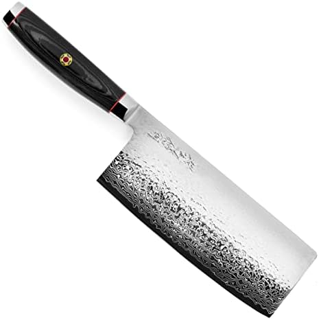 2 ירקות קליבר-תוצרת יפן - 101 שכבה נירוסטה דמשק סיני שף של סכין, 7