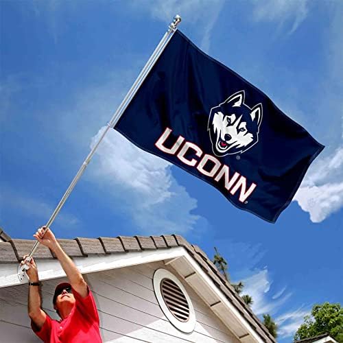 דגל קולג 'גדול של UConn 3x5