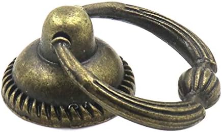 טבעת עתיקות של Honjie טבעת ידיות משמשות לשימוש למגירת ארון טבעת טיפת טיפה מושכת חבילת טיפת ברונזה של
