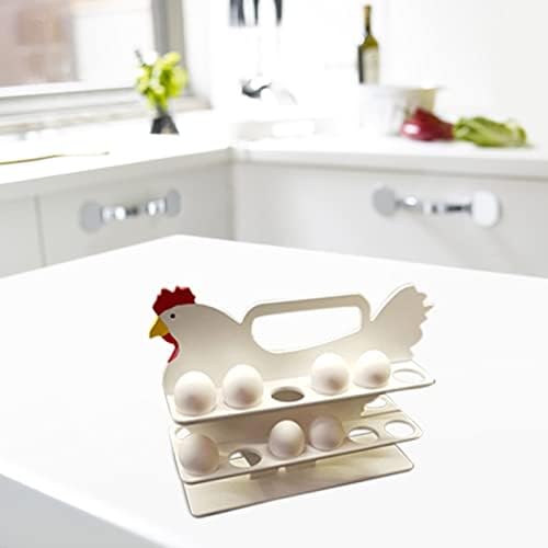 יכול מזון ארגונית עבור מזווה מטבח תרנגולת בצורת ביצת מדפי הוכחת ומאוורר מטבח יצירתי אחסון מדפי מקרר