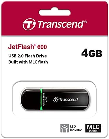 Transcend Jetflash 600 64 GB USB 2.0 כונן הבזק TS64GJF600