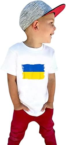 בגדי ניאון לבנים פעוט תינוקות ילדים בנות בנות תומכות באוקראינה אני עומד עם דגל אוקראינה באוקראינה לא