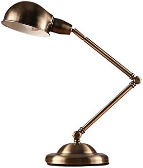 GUOCC מנורת שולחן מתכווננת מודרנית מנורה תעשייתית אדיסון אדיסון וינטג 'מנורת שולחן וינטג' עתיק אור שולחן