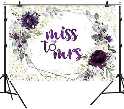 מיס גברת מקלחת כלה רקע פרחים סגולים עלים פרחוני צילום רקע חתונה כלה להיות קישוטים למסיבה אספקת טובות
