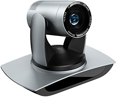 מצלמת ועידה 20x Zoom, Pway Full HD 1080p PTZ מצלמת חדר ישיבות וידאו לפגישה עסקית, תמיכה ב- SDI DVI RJ45
