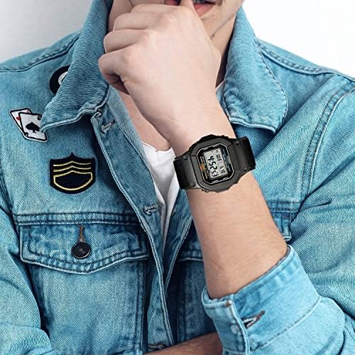 רצועת שעון ניילון אלסטית קרודרית תואמת ל- Casio G-Shock DW-5600/8900, רצועה נמתחת עם מחבר פלסטיק קל