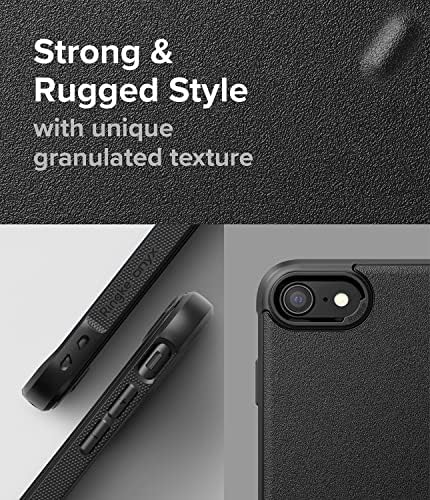 Ringke Onyx תואם למארז ה- iPhone SE 5G, קשוח קשוח עמיד עם זעזועים עמידים TPU כבד מכסה טלפון מגן - שחור
