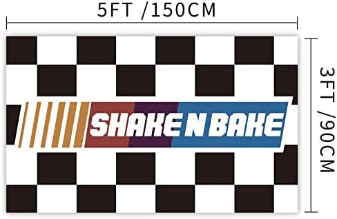 Shake N Bake Flag 3x5 רגל דגל פוסטר מצחיק דגל קיר מערה עמיד עם 4 לריזות פליז זה דגל באנר מבדר יפהפה