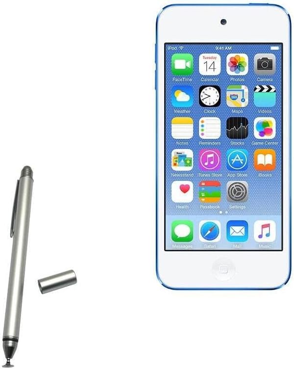 עט חרט בוקס גלוס תואם ל- Apple iPod Touch - חרט קיבולי Dualtip, קצה סיבים קצה קצה קיבולי עט עט עבור