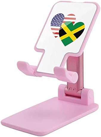 ג'מייקה דגל לב אמריקאי הדפסת טלפון סלולרי תואם לטבליות מתג אייפון מתקנת מתכוונת לכוונון מתכוונן מחזיק
