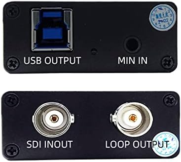 SDI ל- USB לכידת כרטיס וידאו מתאם ממיר מתאם 1080p SDI קלט לפלט USB 3.0 לסטרימינג Live Streaming Mini